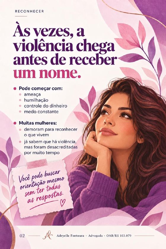 Página 2 de 16 da cartilha Violência doméstica: reconhecer, proteger, recomeçar